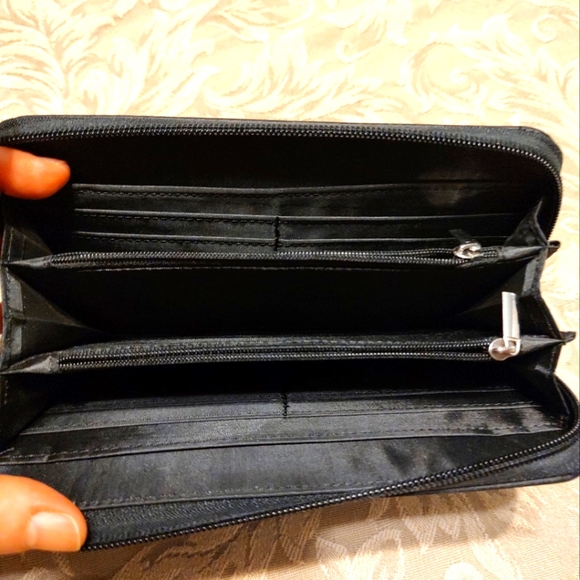 ▪️🔐▪️ NWOT Fabulous ScanSafe Black Protective RFID Women's Zipper Wallet - Picture 8 of 13